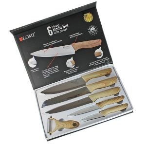 Set Juego De Cuchillos Lujo + Pelador