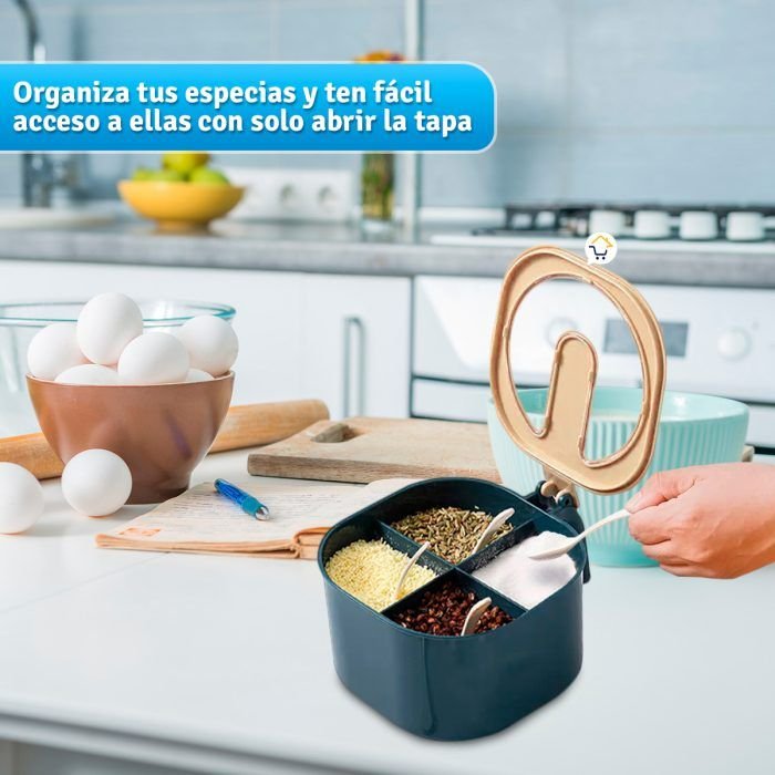 Organizador Condimentos Y Especias Con Tapa